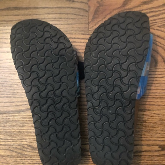 Multi colored Birkenstock slides- size 42 regular - Picture 3 of 8